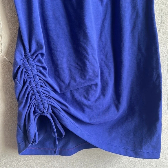 Prana Longline Cinched Tank Top w/ Built-in Bra​​​​​​​​ - Picture 2 of 5